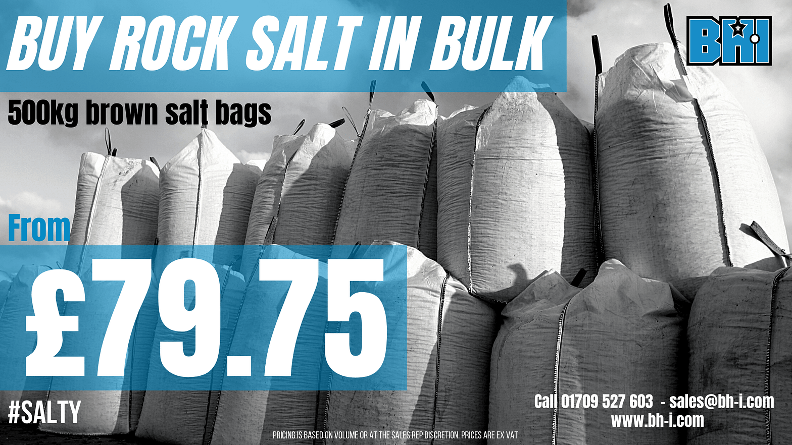BHI rock Salt bulk offer 500kg